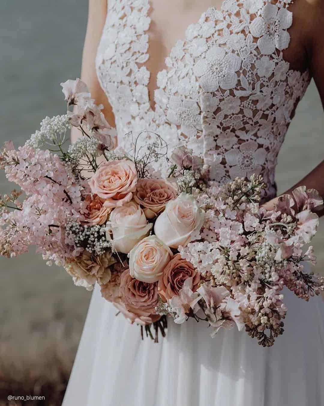 Wedding Bouquets With Cherry Blossoms