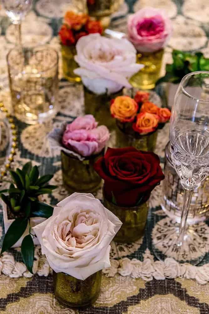 Chic Flowers In Wedding Decor