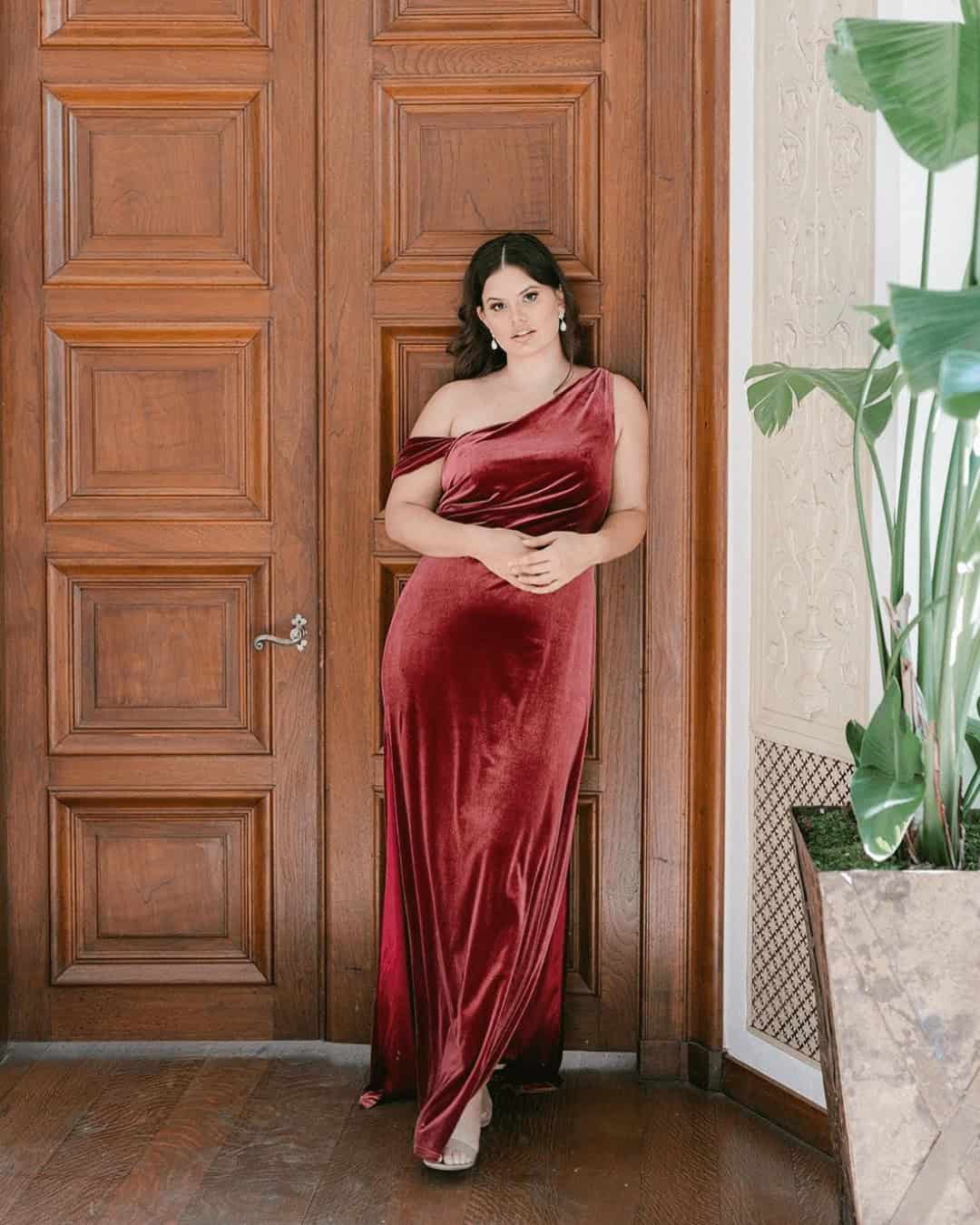 Plus-Size Bridesmaid Dresses Burgundy Ideas