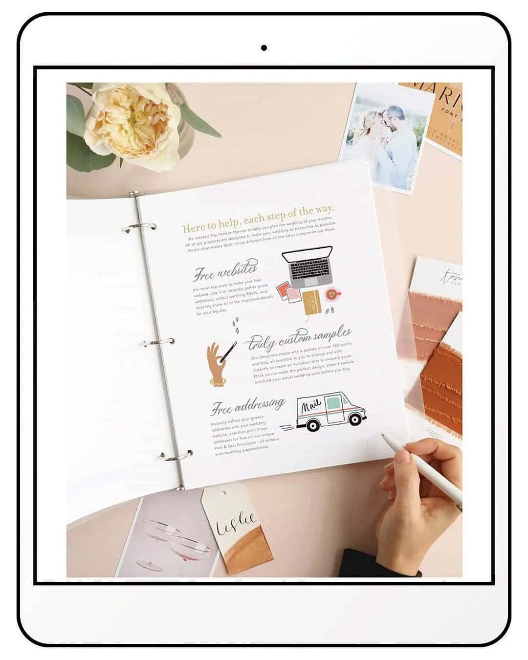 Free Wedding Planner Printables by Basic Invite