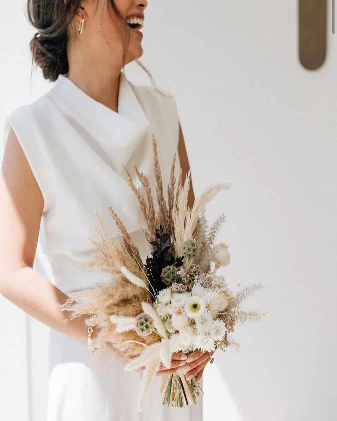 Small Dried Bridal Bouquets