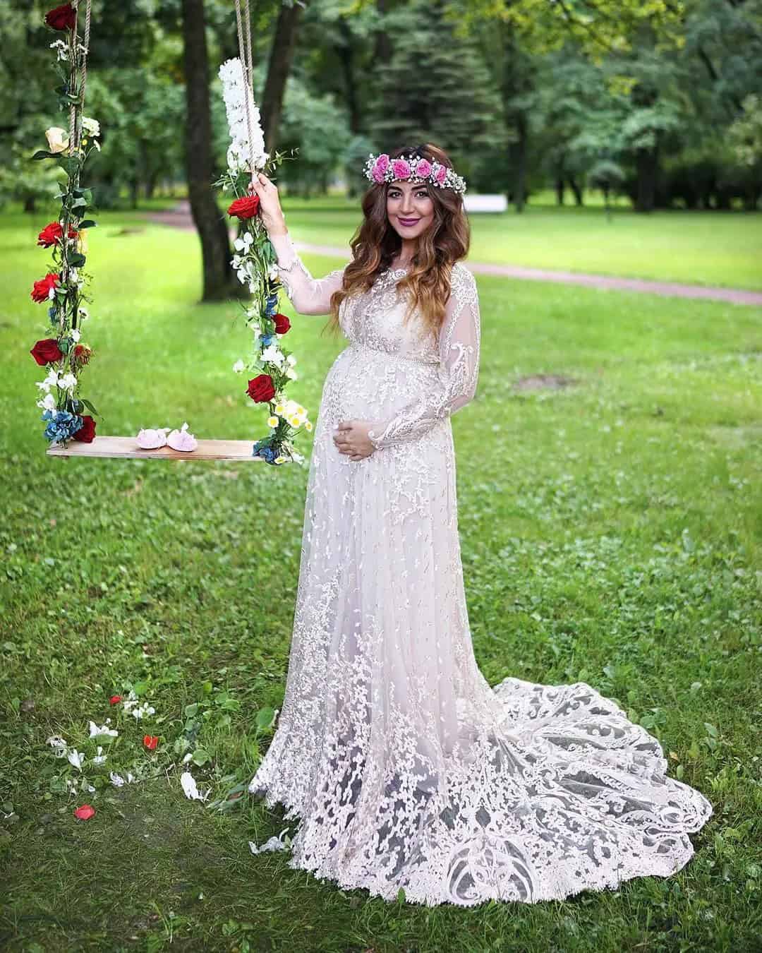 Boho Maternity Wedding  Gowns