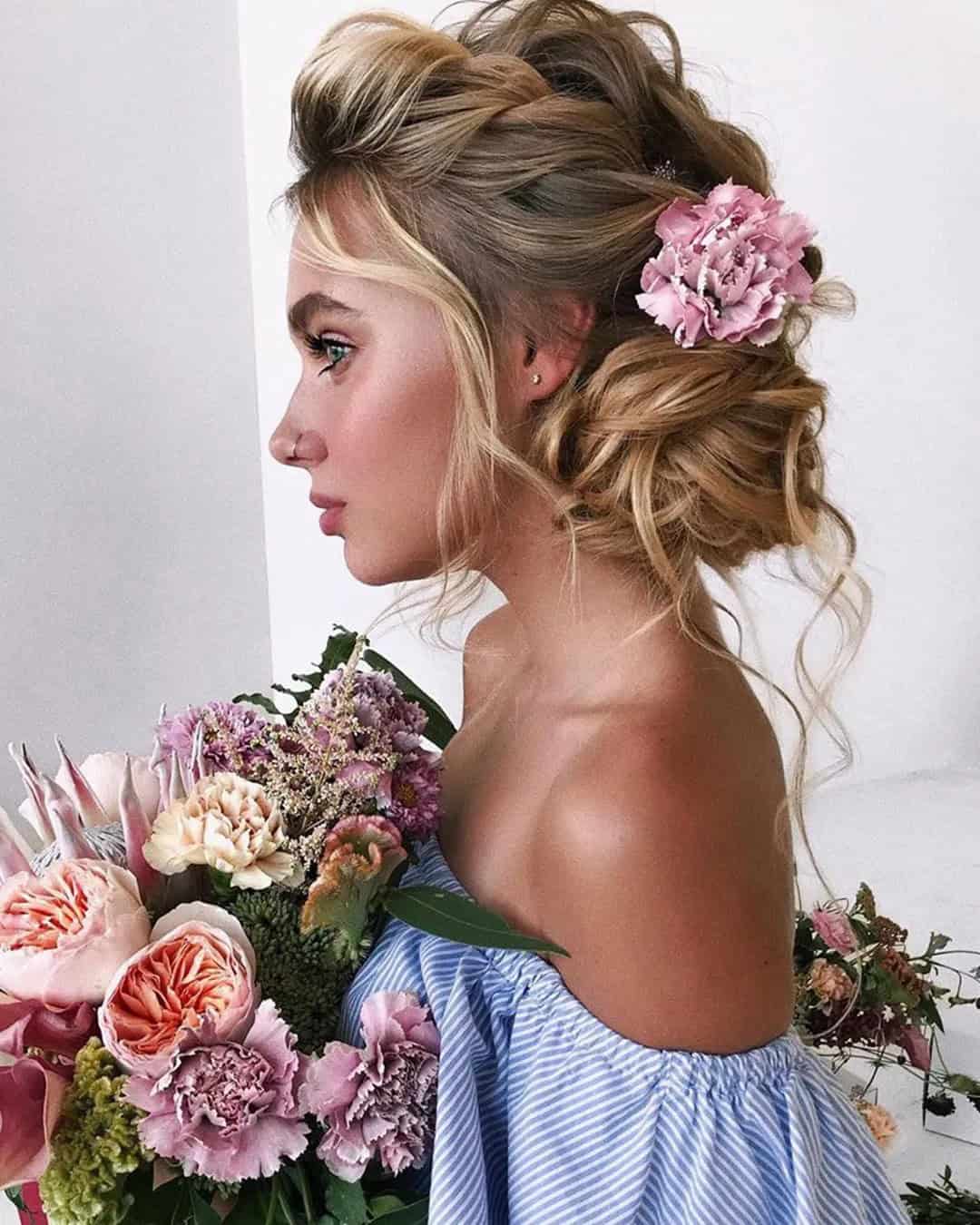 Bridal Hairstyles With Flowers