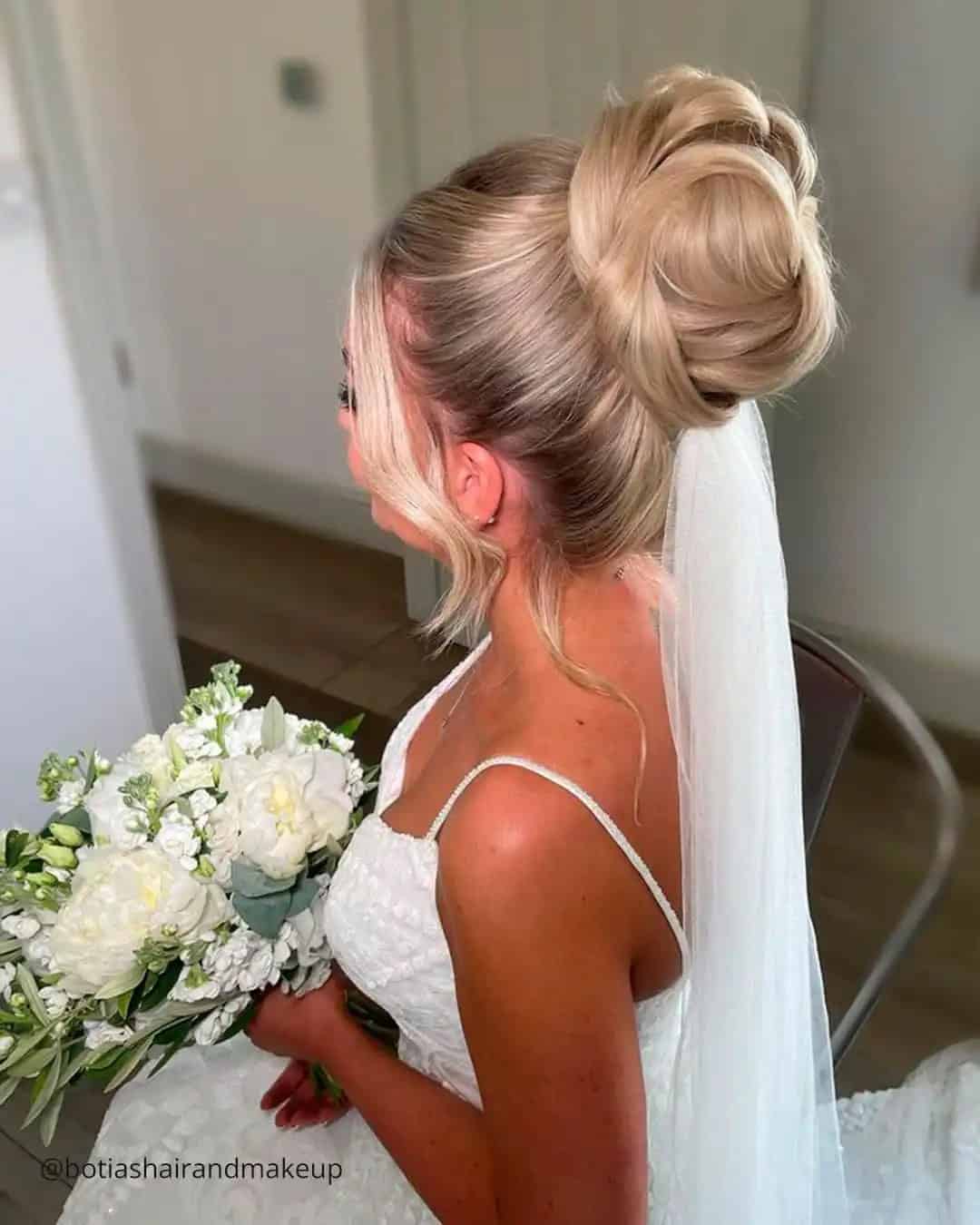 High Bun Wedding Hairstyles