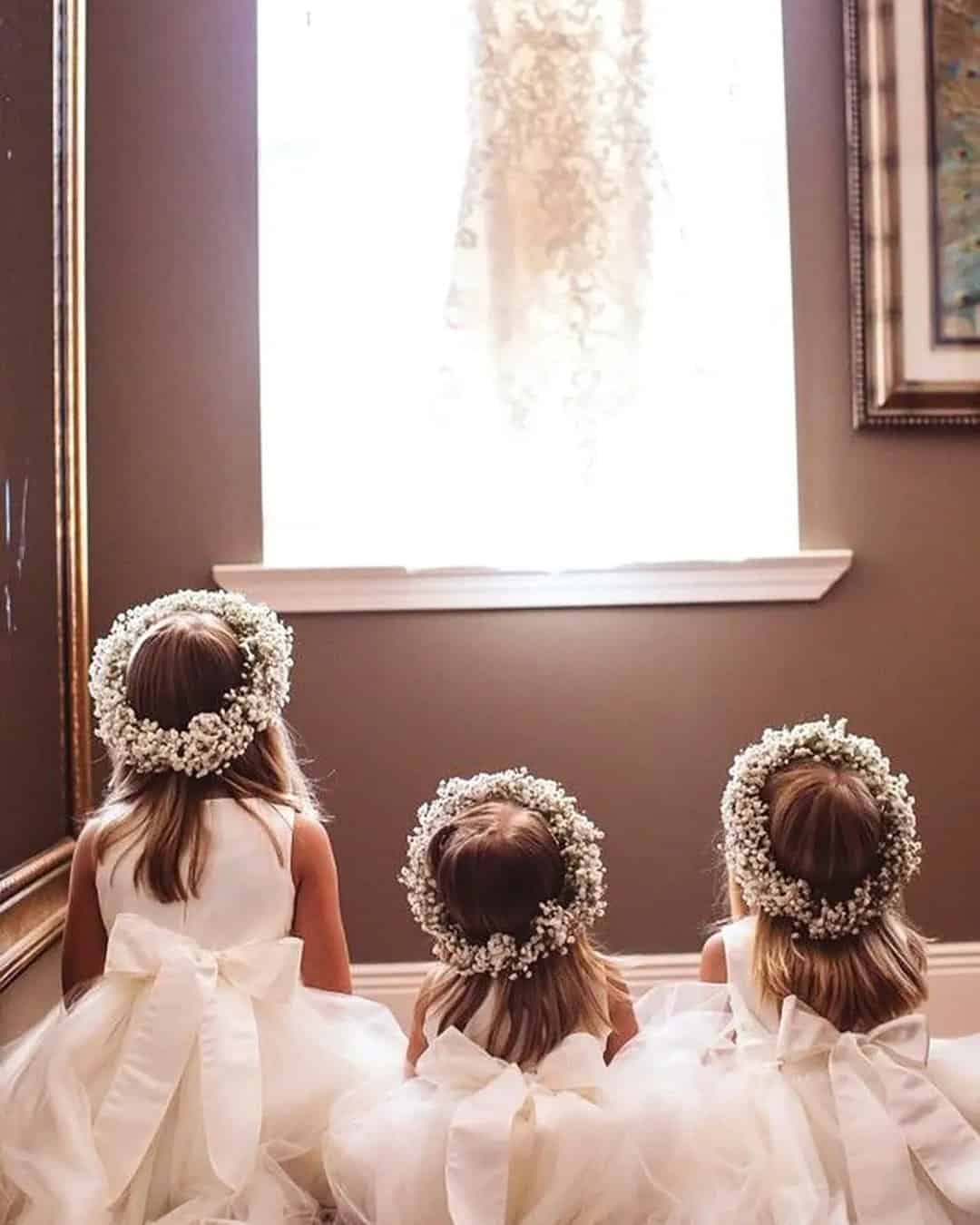 Cute Flower Girls Photos