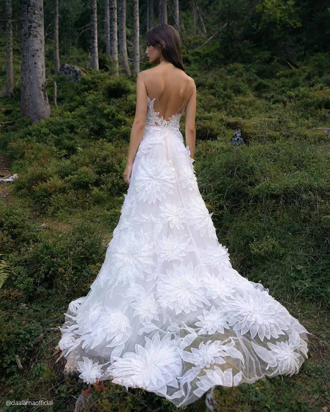 Backless Boho Wedding Dresses