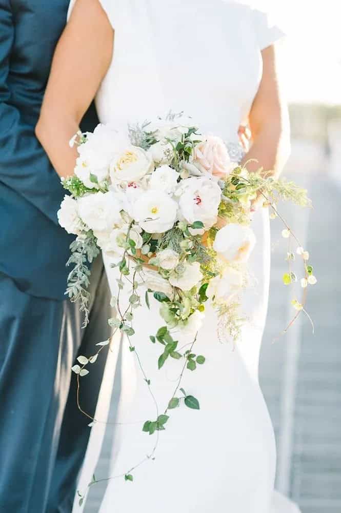 Exquisite Cascading Wedding Bouquets