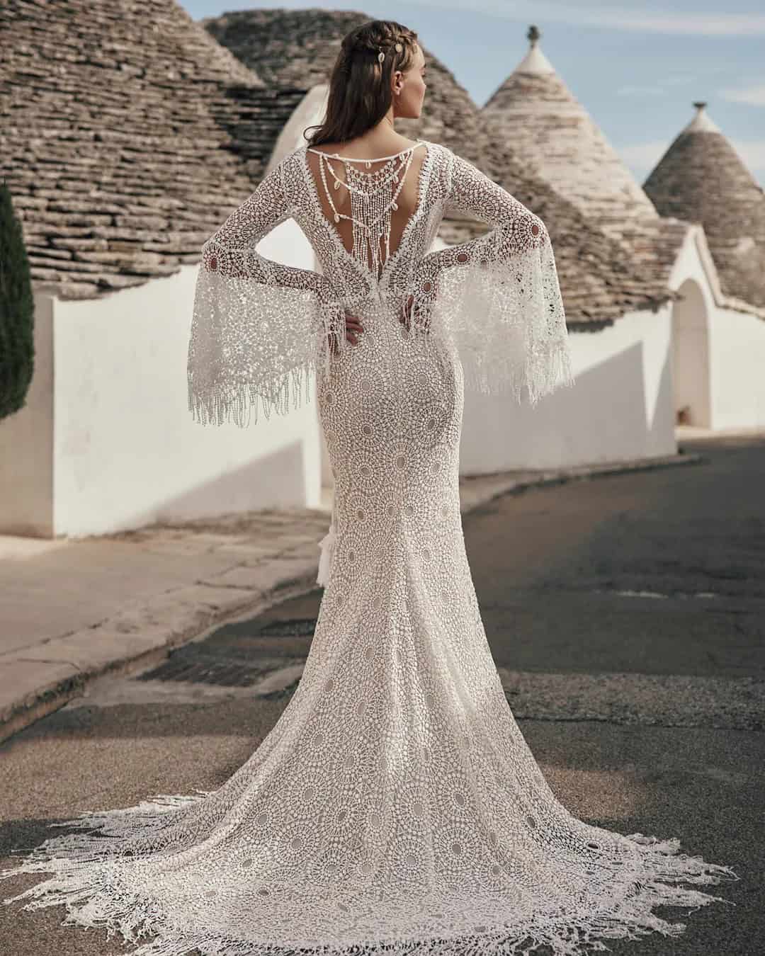 Lace Boho Wedding Dresses