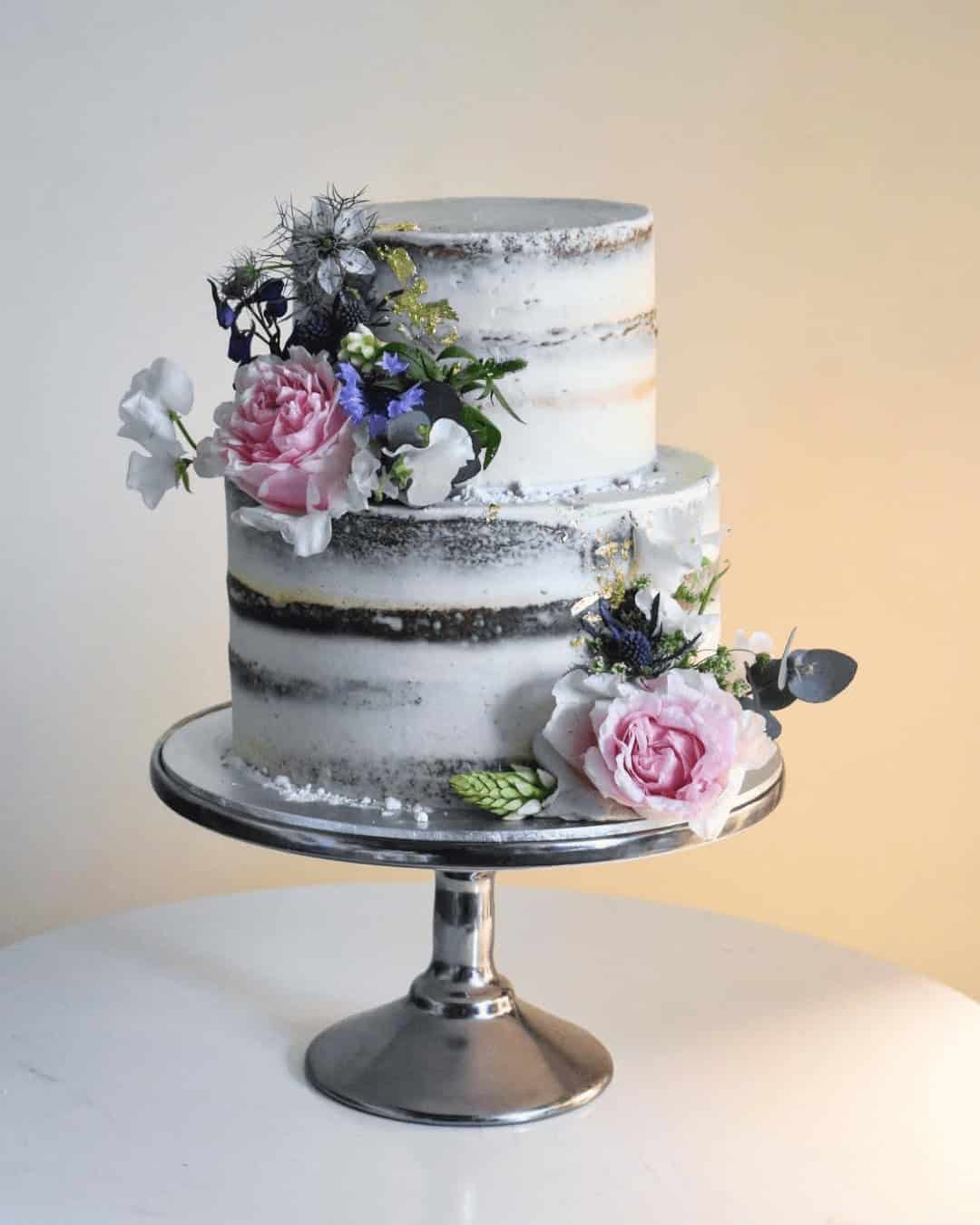 2-Tier Naked Wedding Cakes