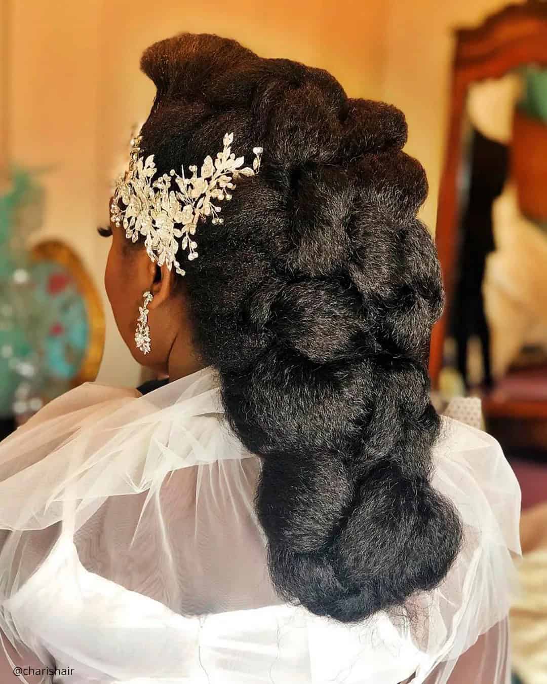 Braided Wedding Hairstyles For Black Hair