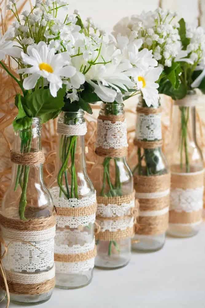 Lace Centerpieces