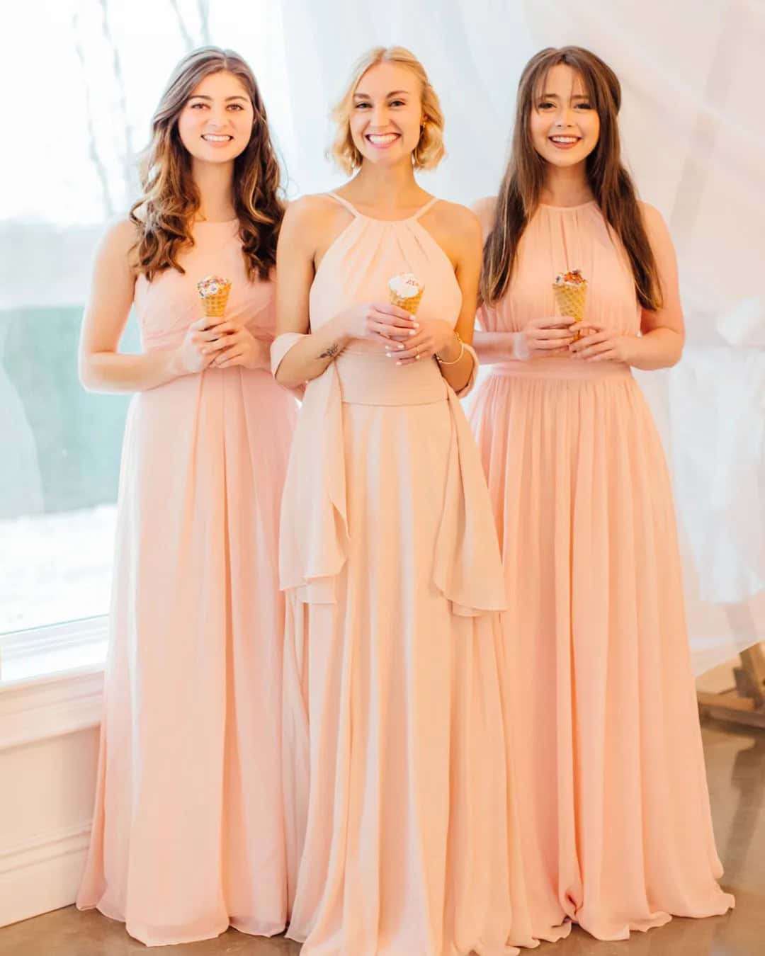 Long Bridesmaid Gowns