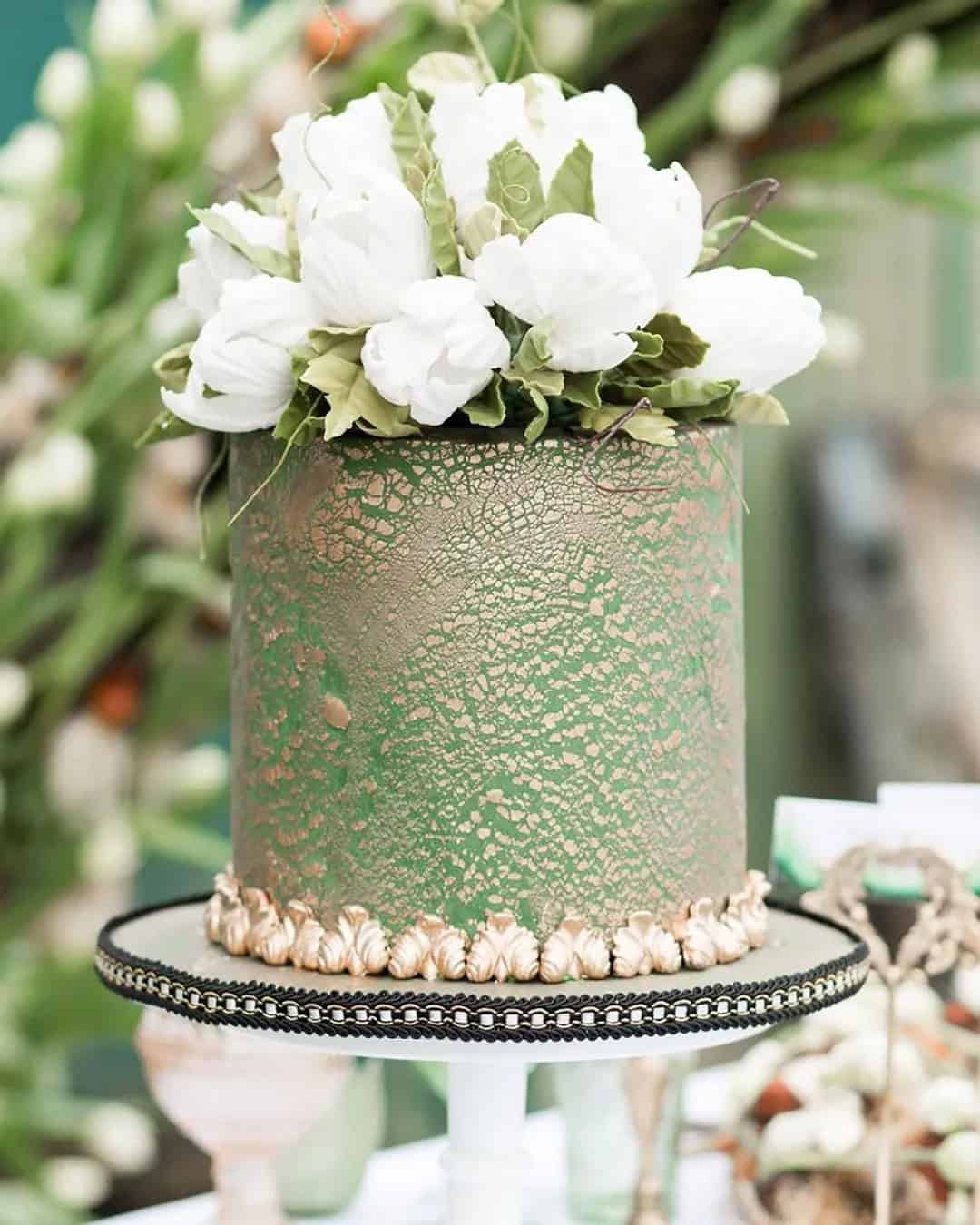 Colored Small Wedding Cakes