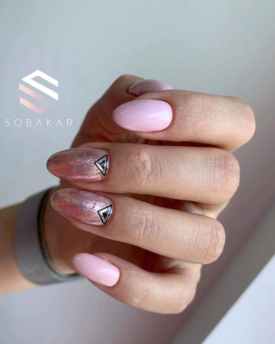 Rose Gold Nail Designs