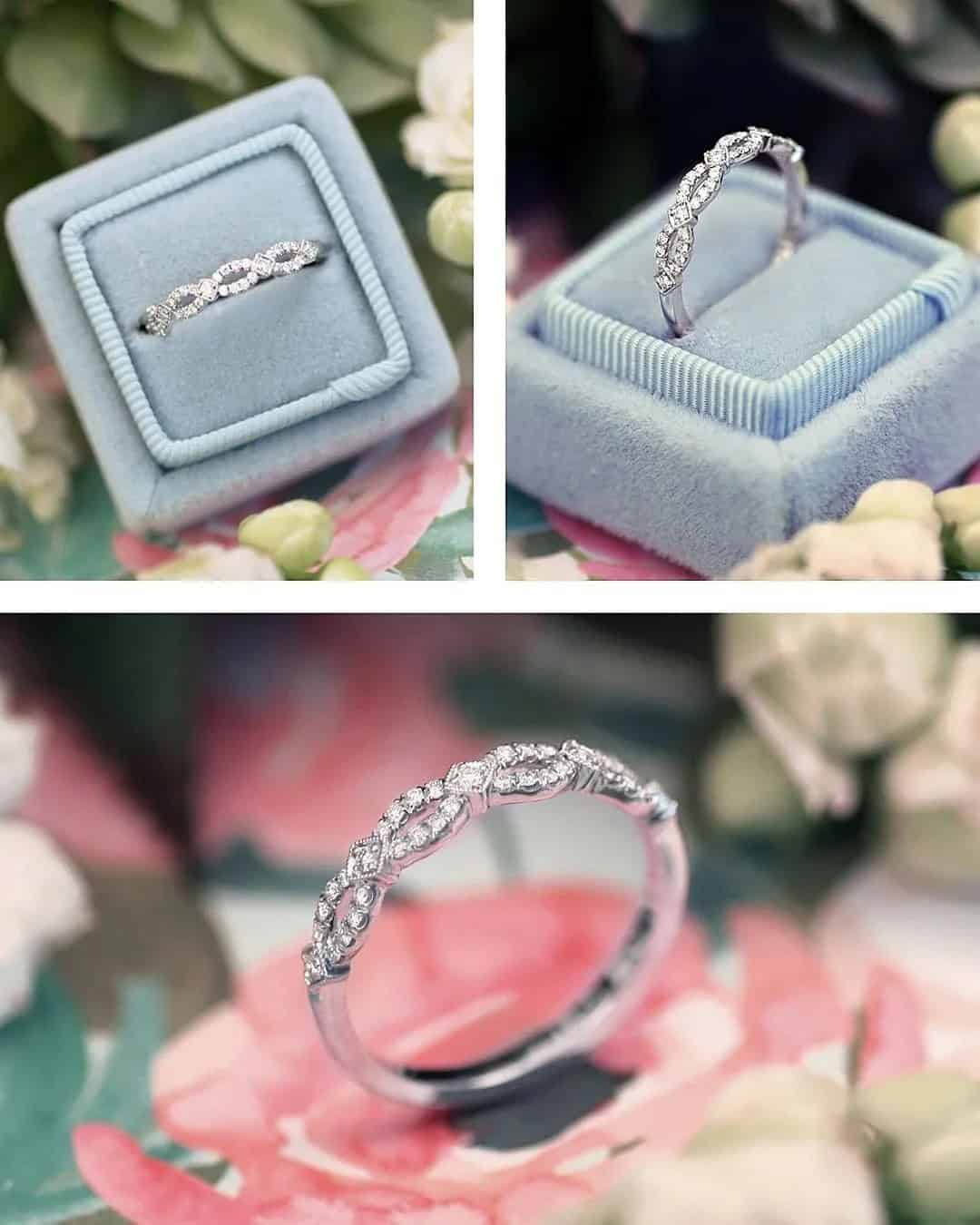 Chain Style Wedding Bands for Women