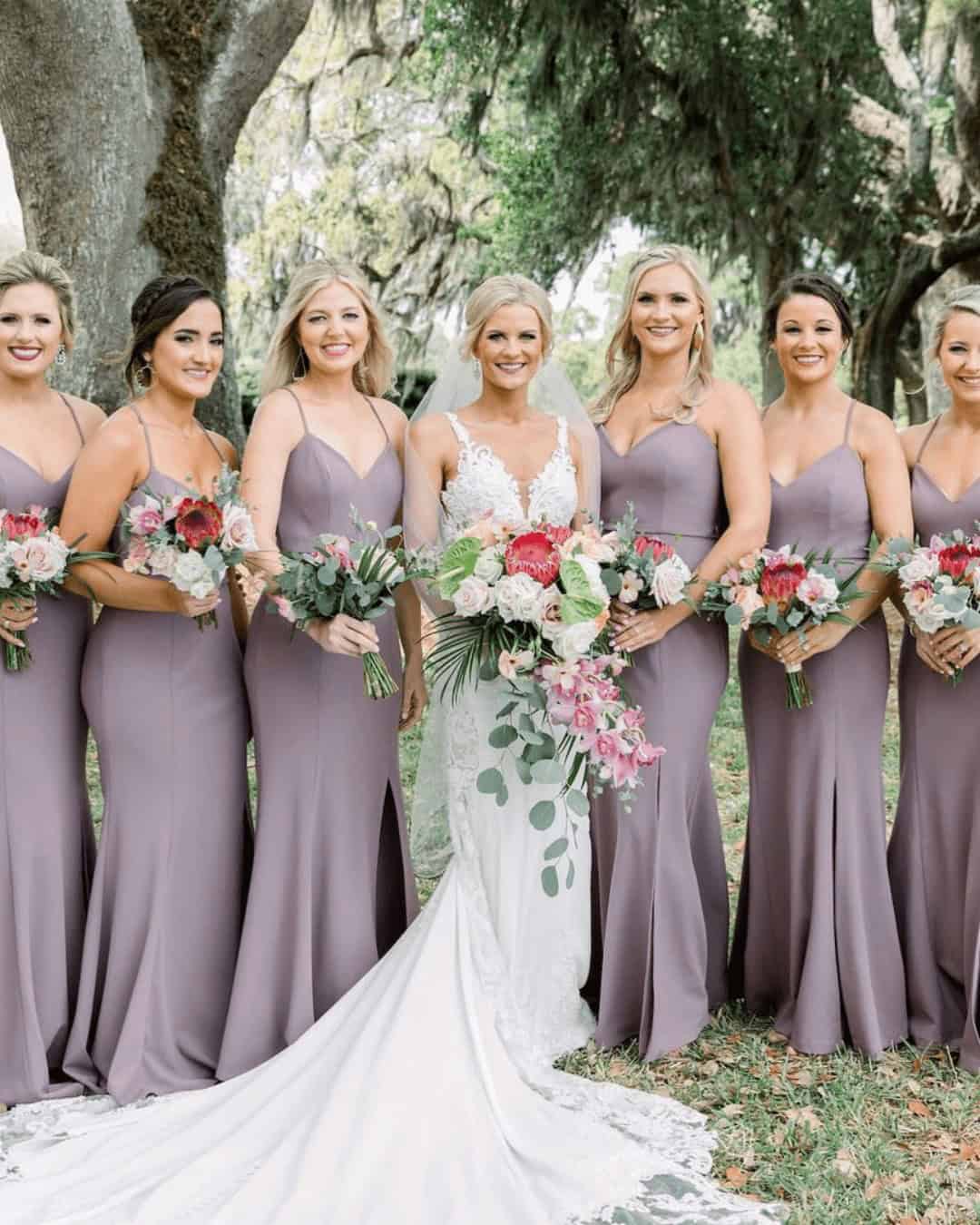 Lilac Bridesmaid Dresses Ideas