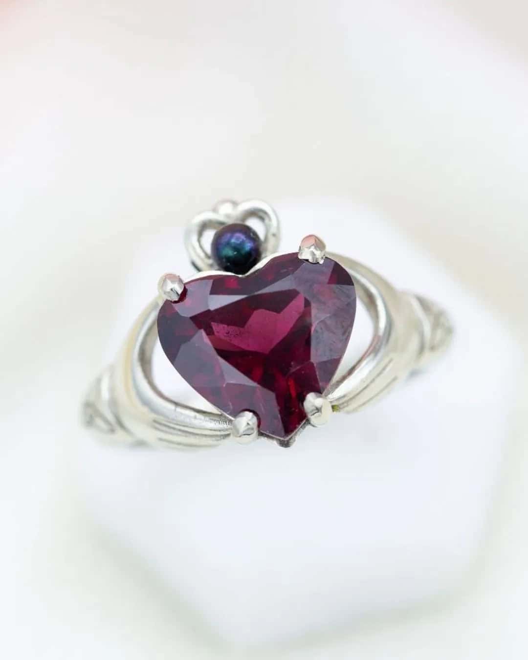 Romantic Heart Engagement Rings