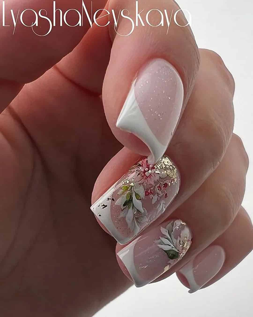 Summer Wedding Nails: French Manicure