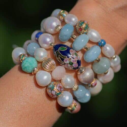 25 Matching Gemstone Bracelets for Bridal Shower Guests