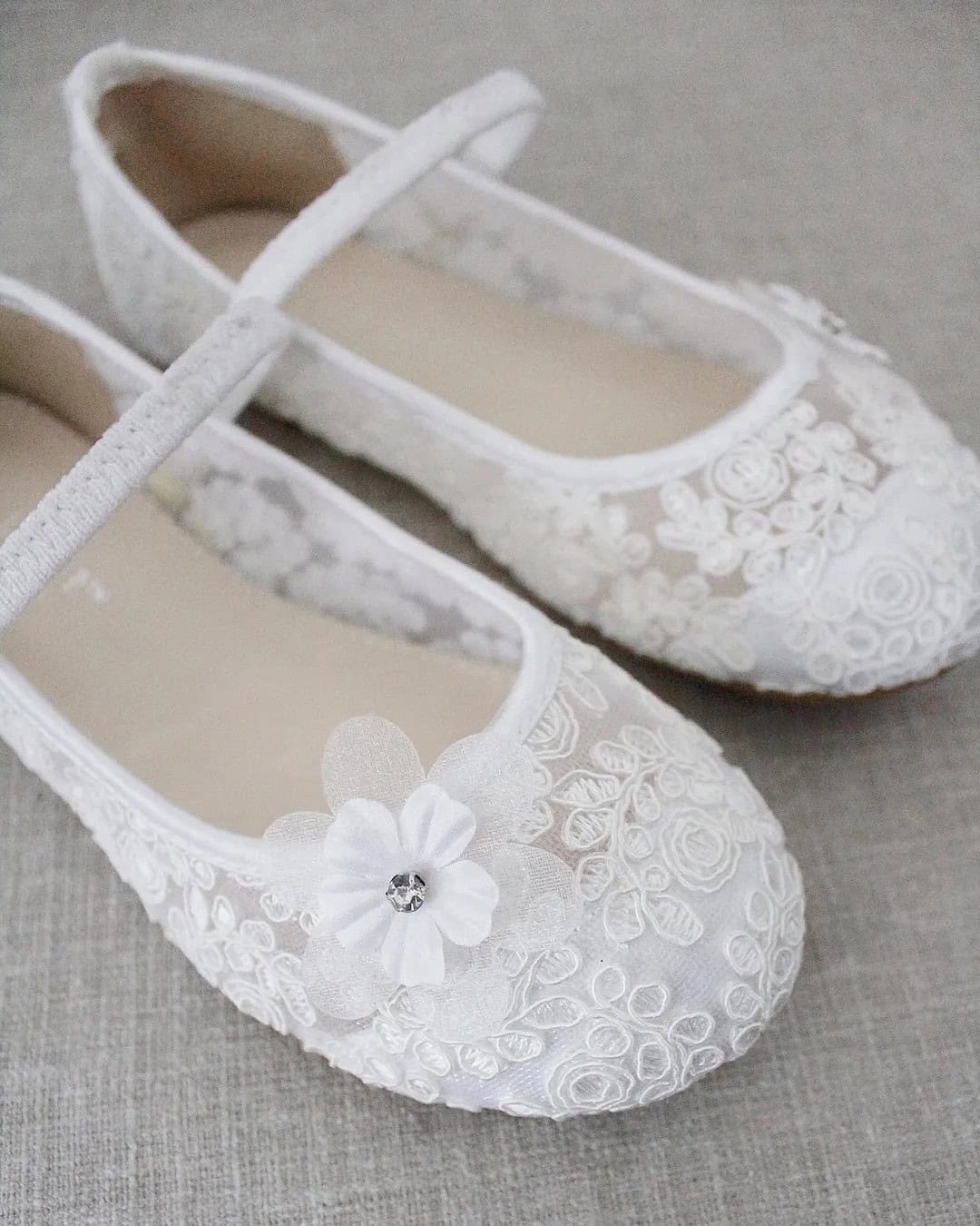 Lace Shoes For Flower Girl