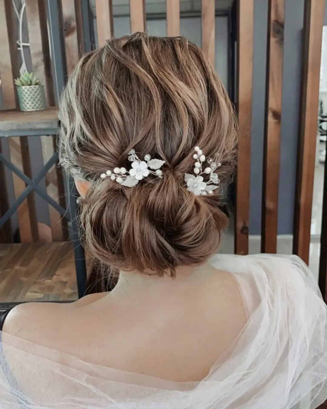 Low Bun Hairstyles For Thin Hair