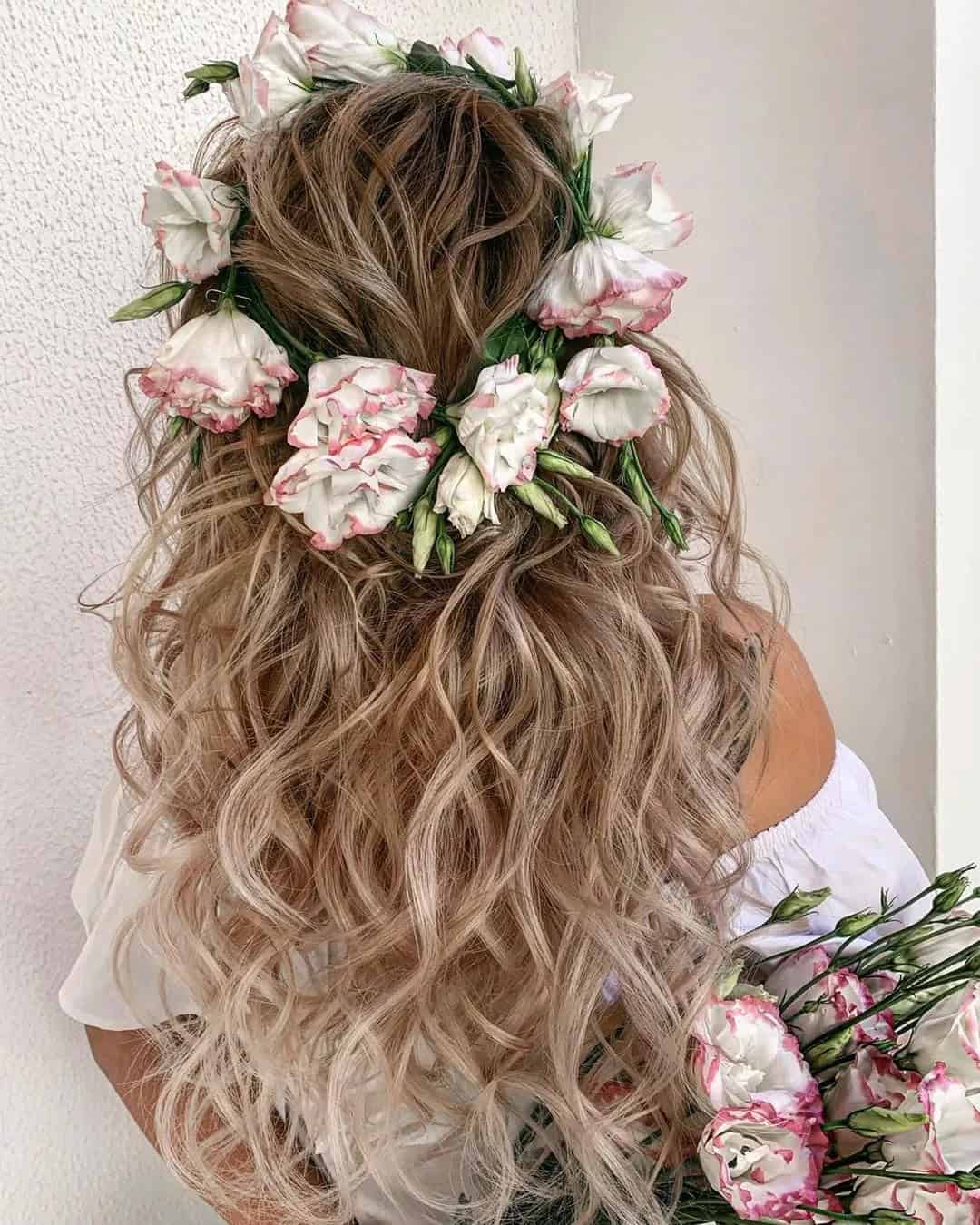 Wedding Hairstyles Flower Crown