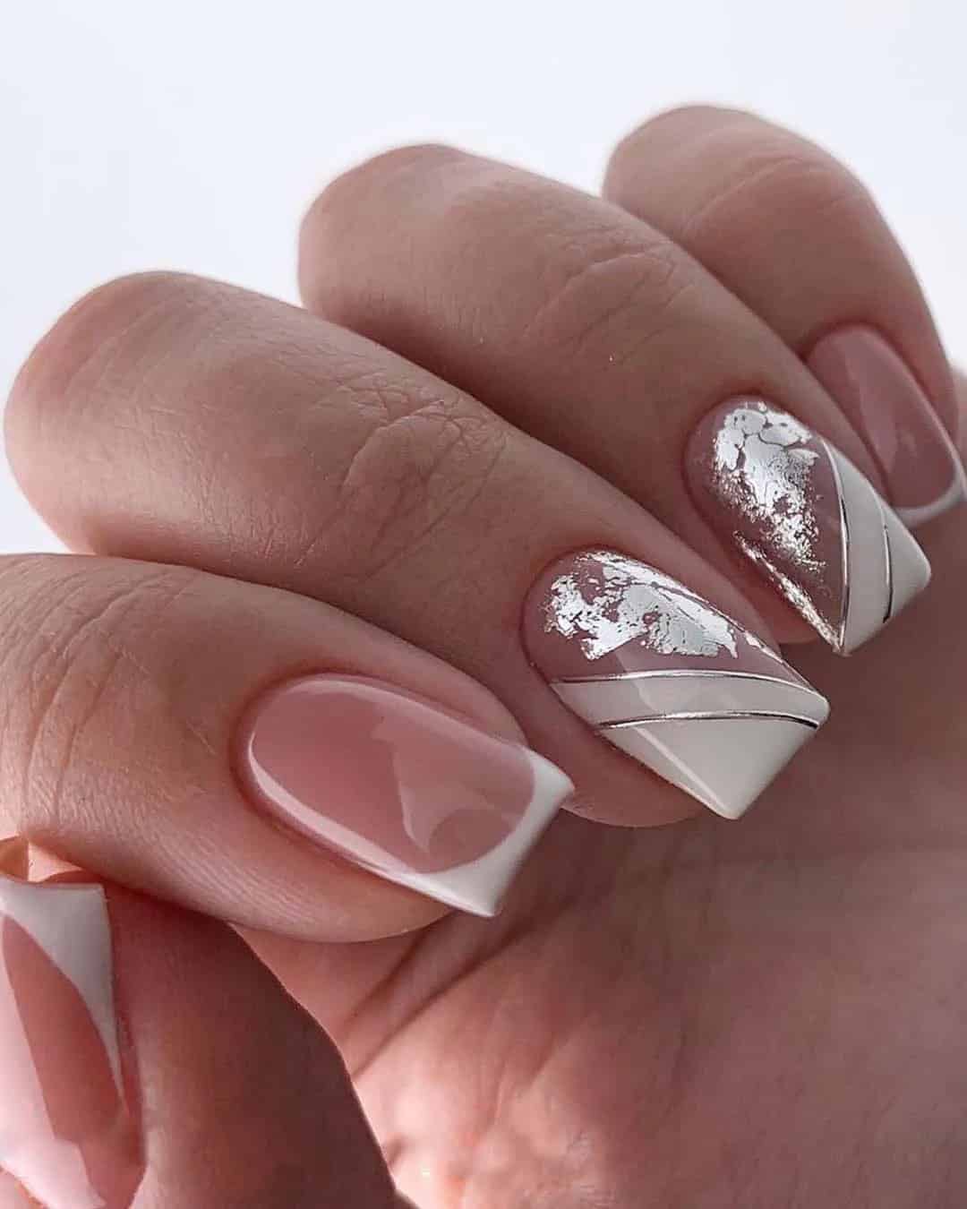 Pinterest Reflective Foil Nails