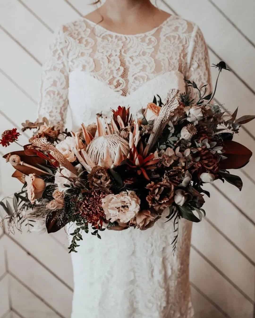 Unique Winter Bridal Bouquets