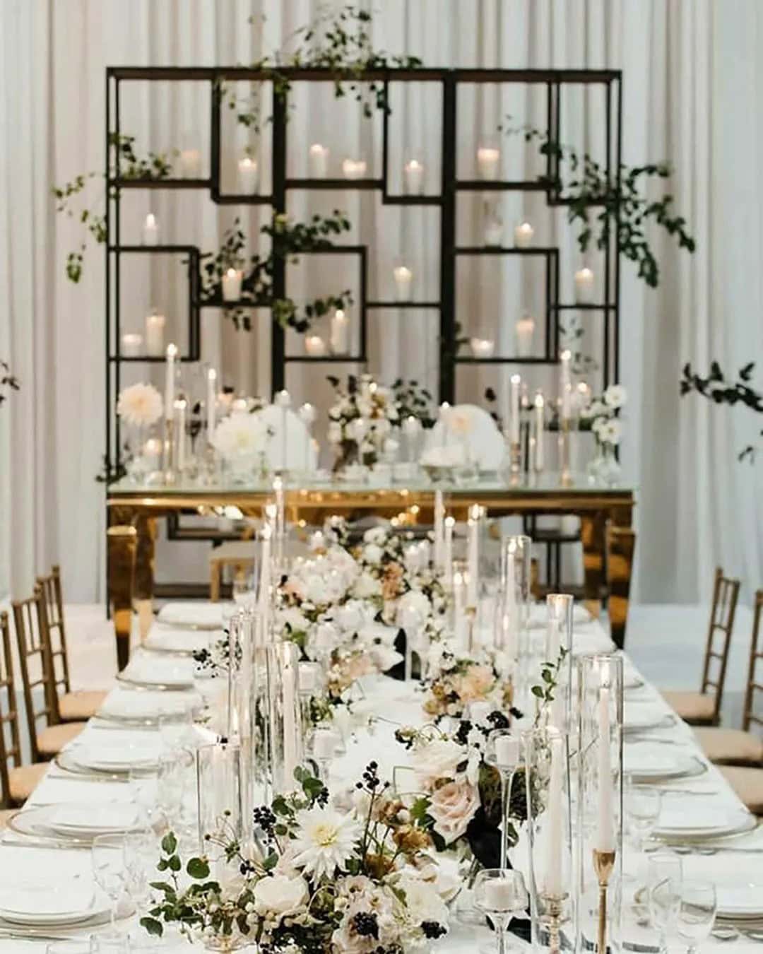 Modern Table Wedding Decor