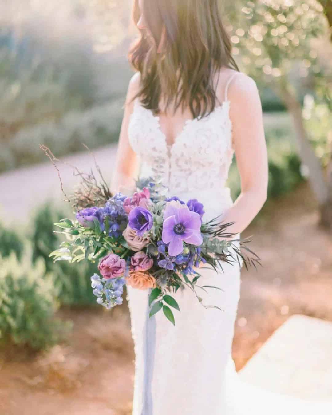 Lavender Wedding Bouquets