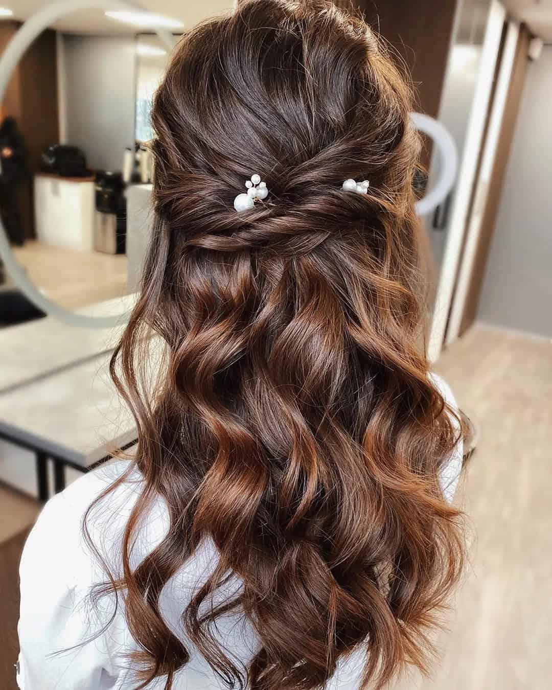 Half Updos For Fall