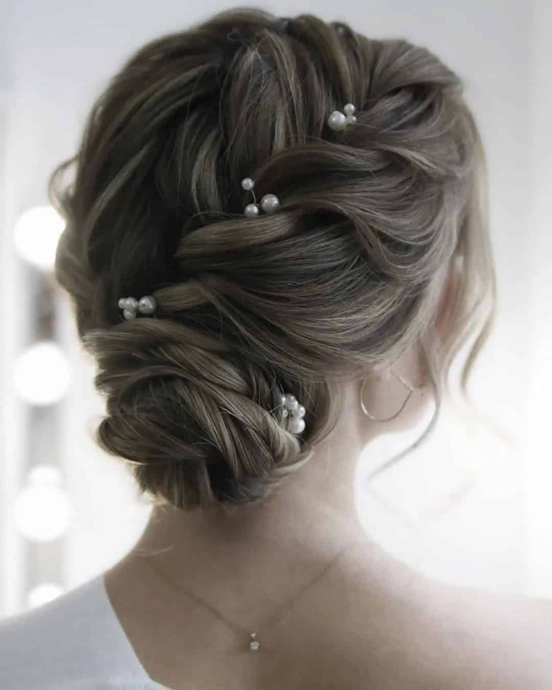 Braided Updos for Medium Hair