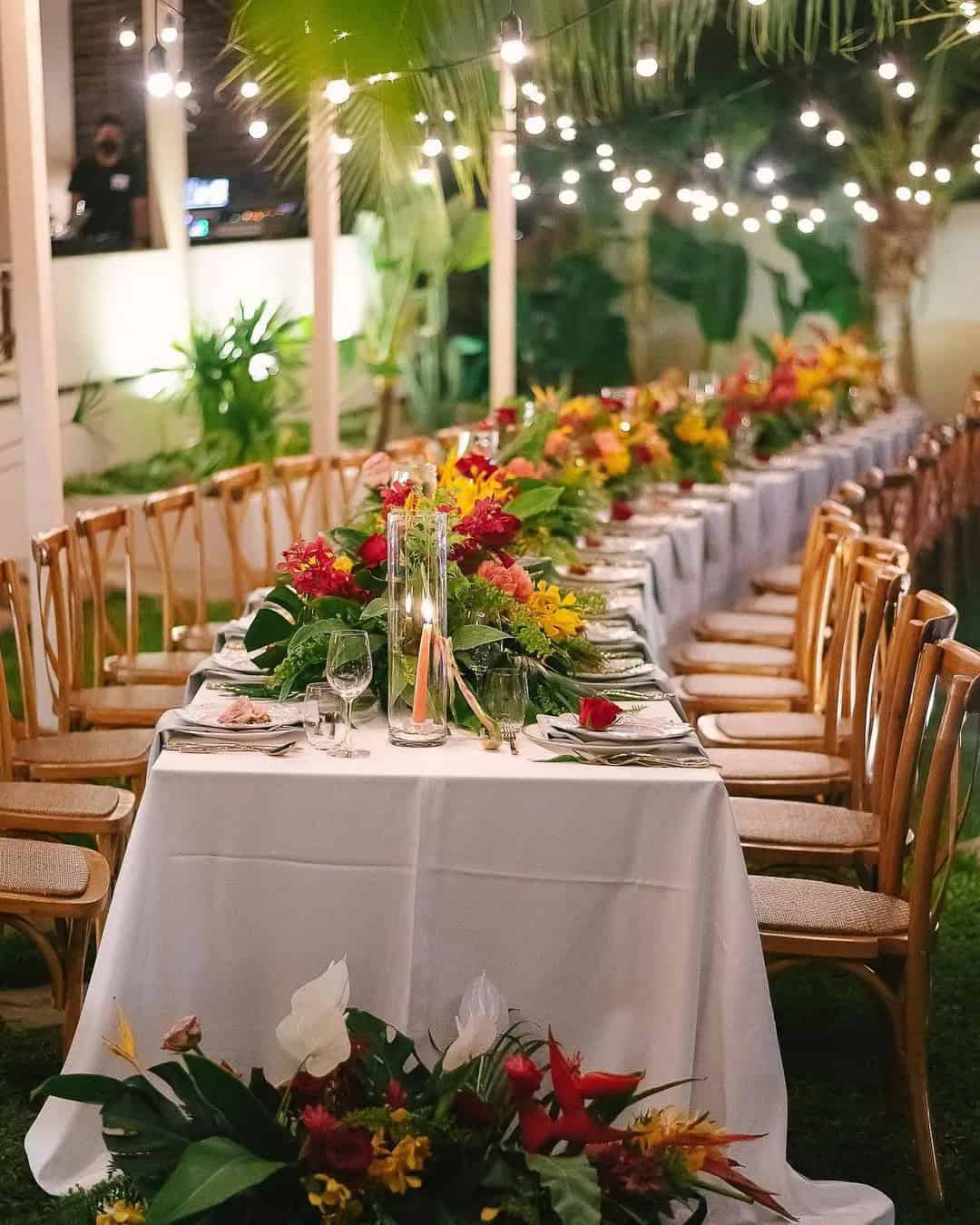 Reception Décor For Mexican Wedding