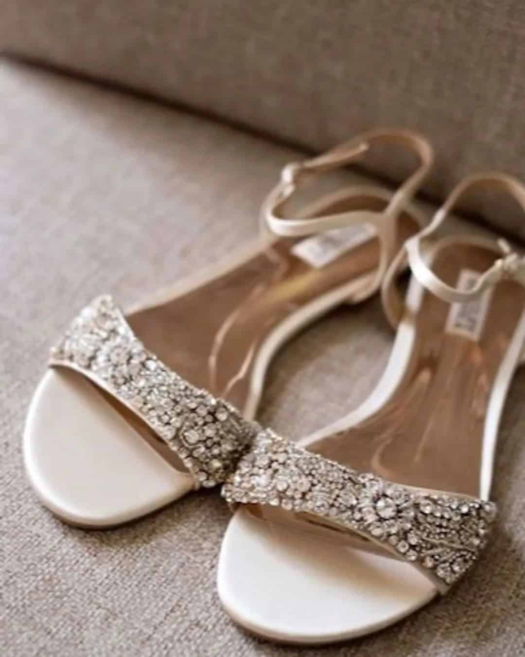 Rhinestone Flats For Wedding