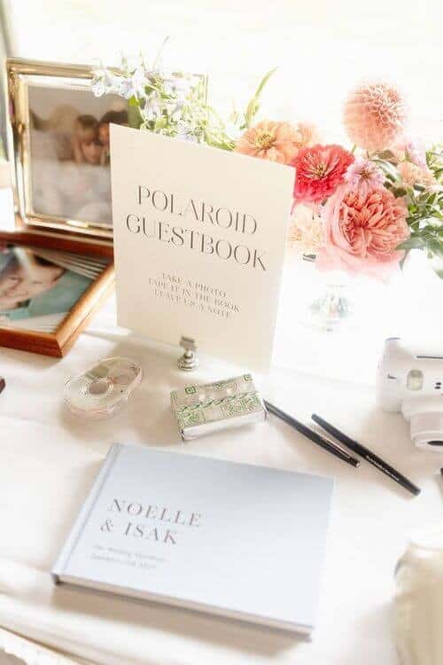 Polaroid Photo Album-style Wedding Guest Book