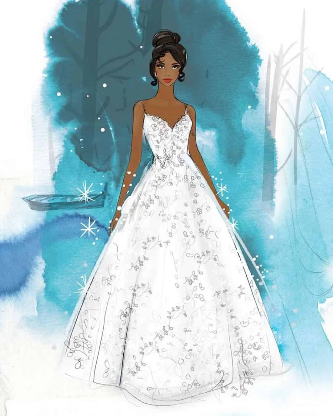 Tiana’s Fairy Tale Wedding Dresses