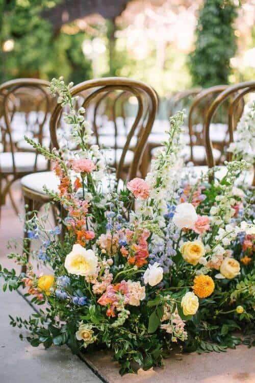 Floral and Colorful Aisle