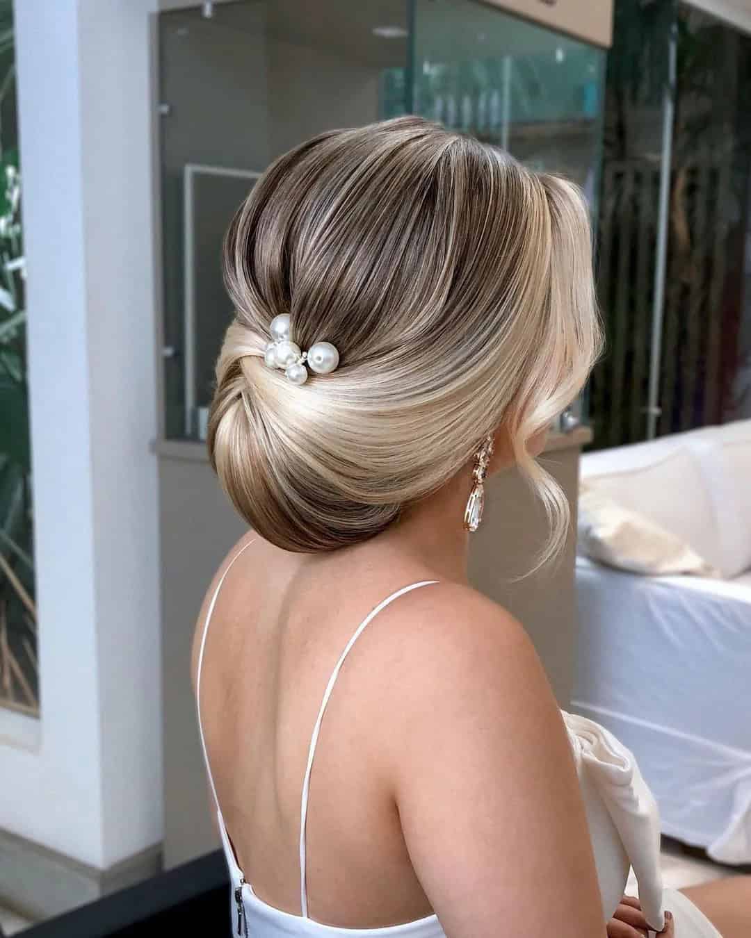 Vintage Bridal Look with Chignon