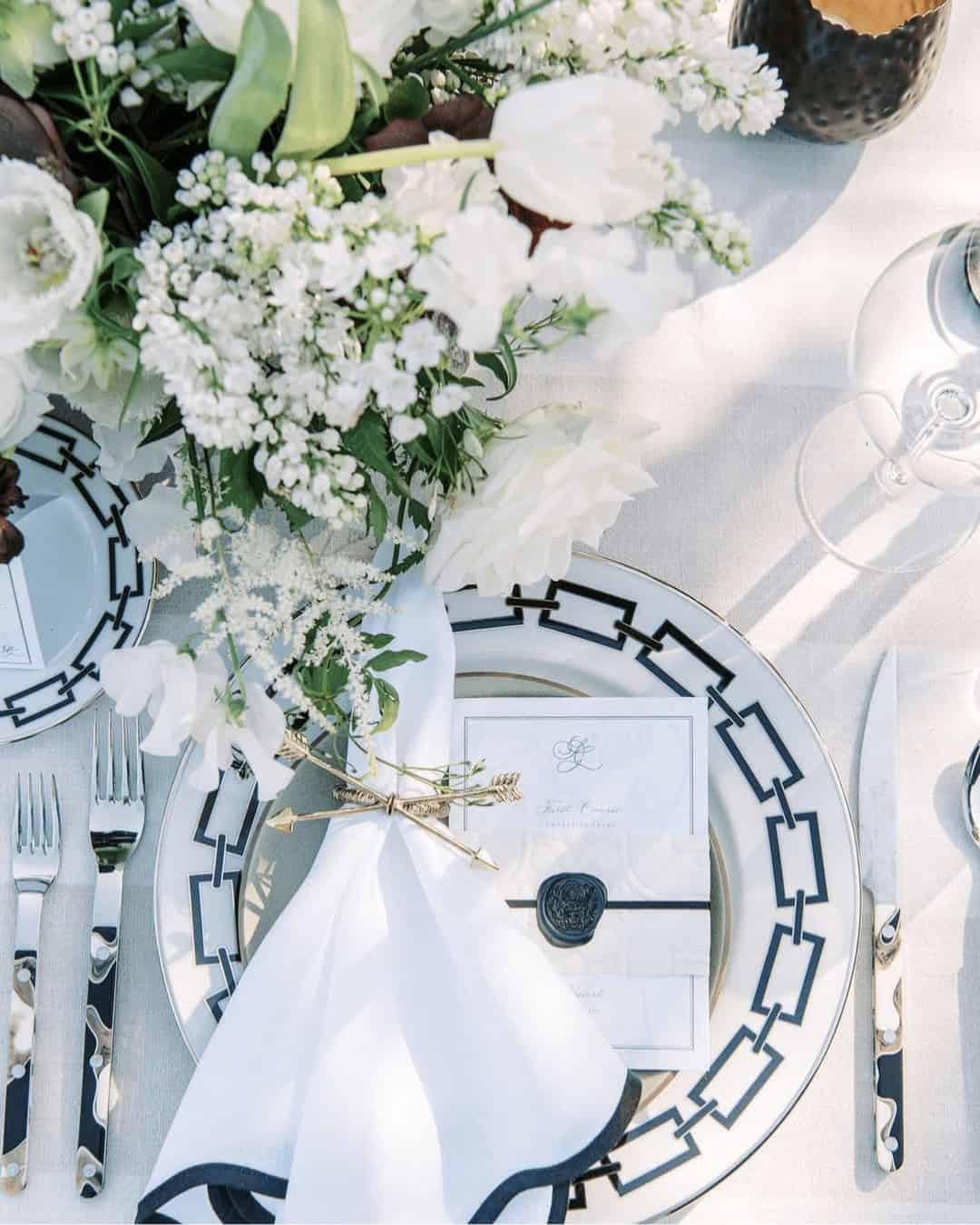 Wedding Table Setting Decor