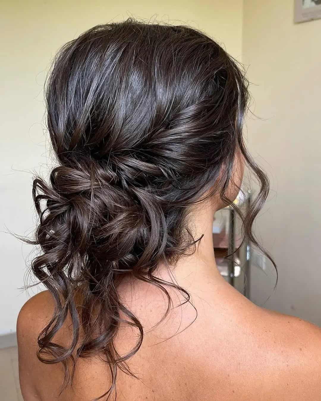 Bridal Low Loose Bun