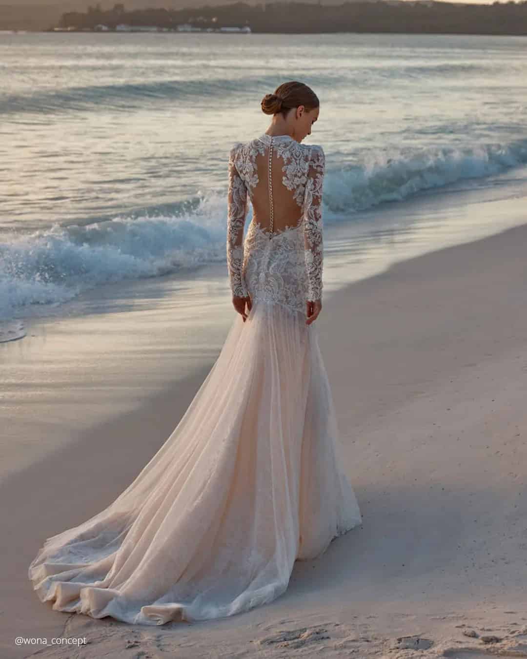 Lace Destination Wedding Gowns