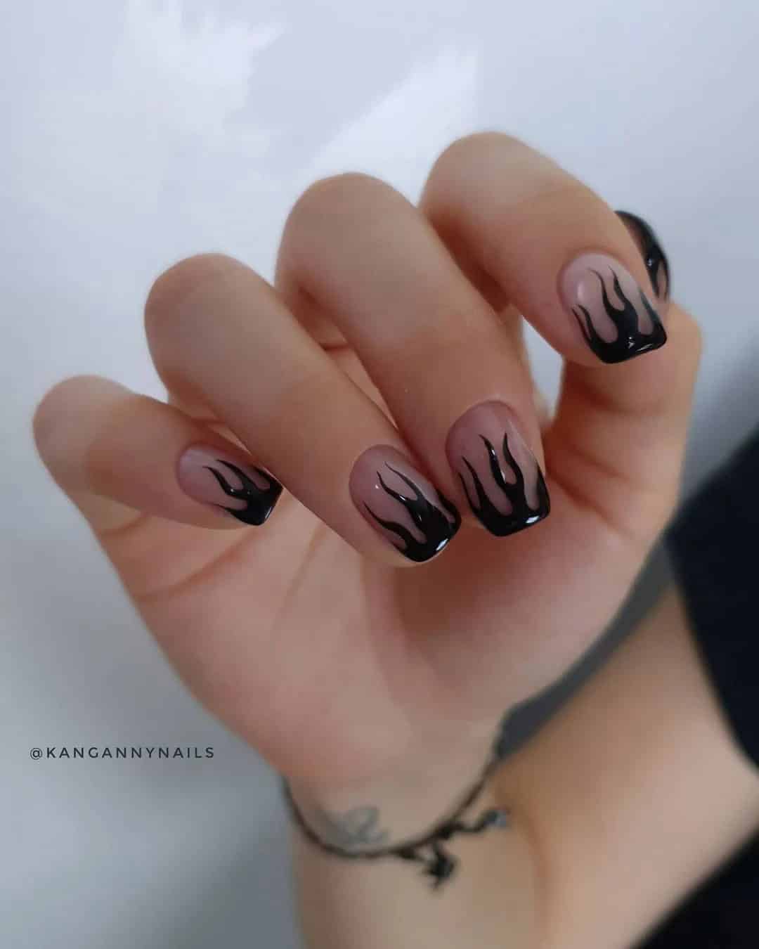 Halloween Wedding Nails