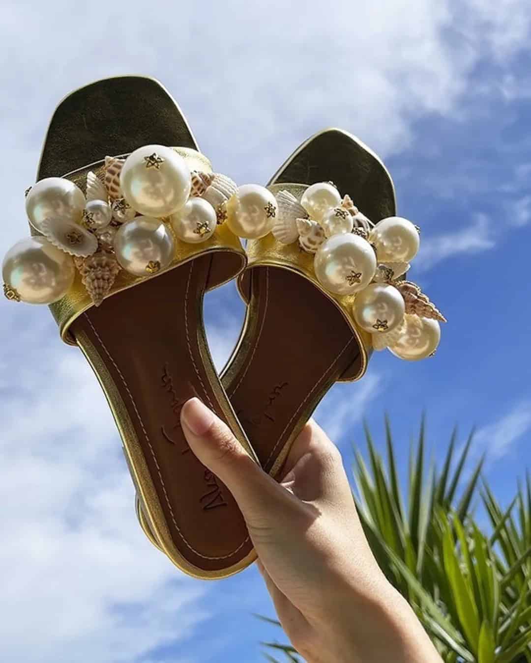 Bridesmaid Wedding Beach Sandals