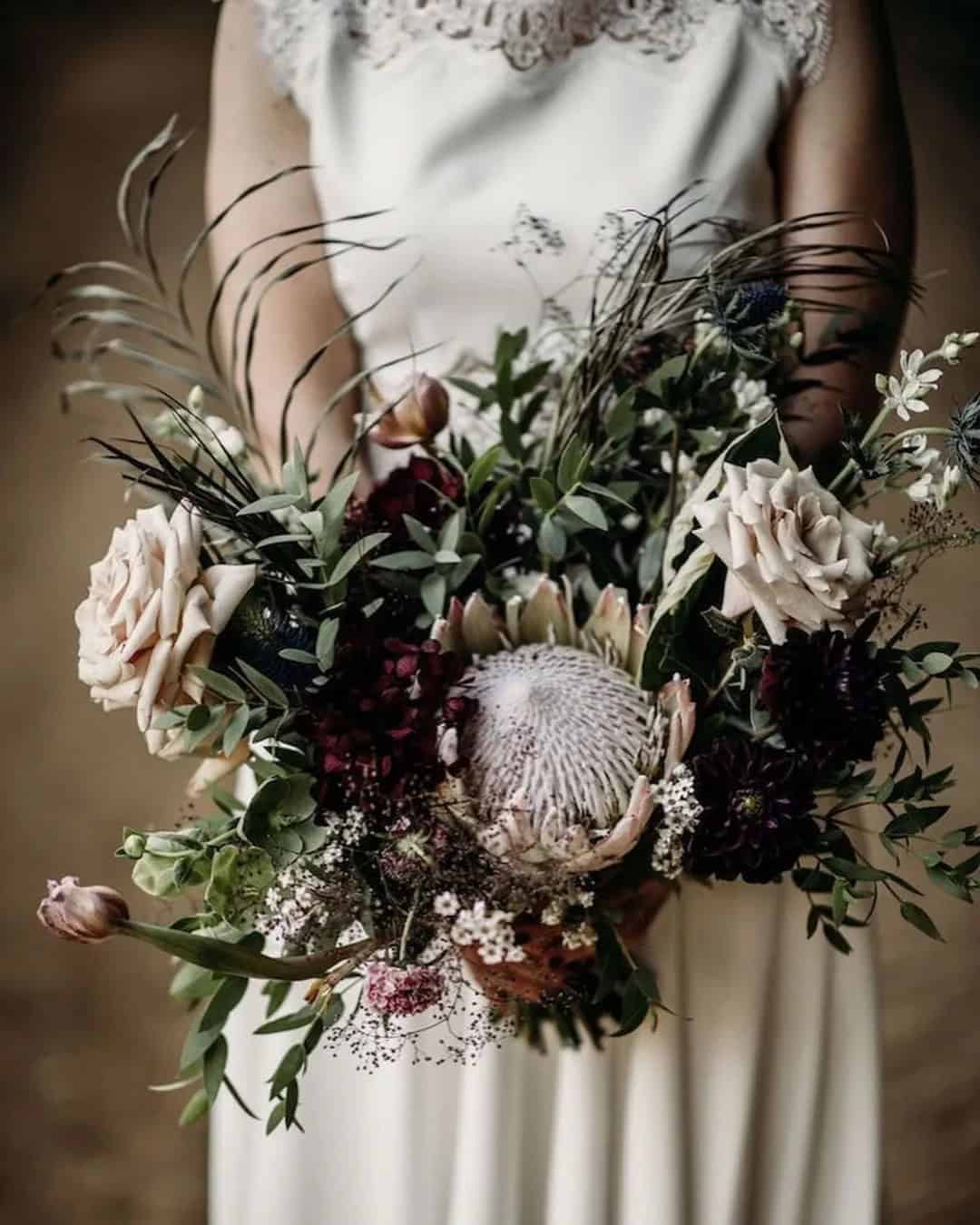 Contemporary Bouquets In Black