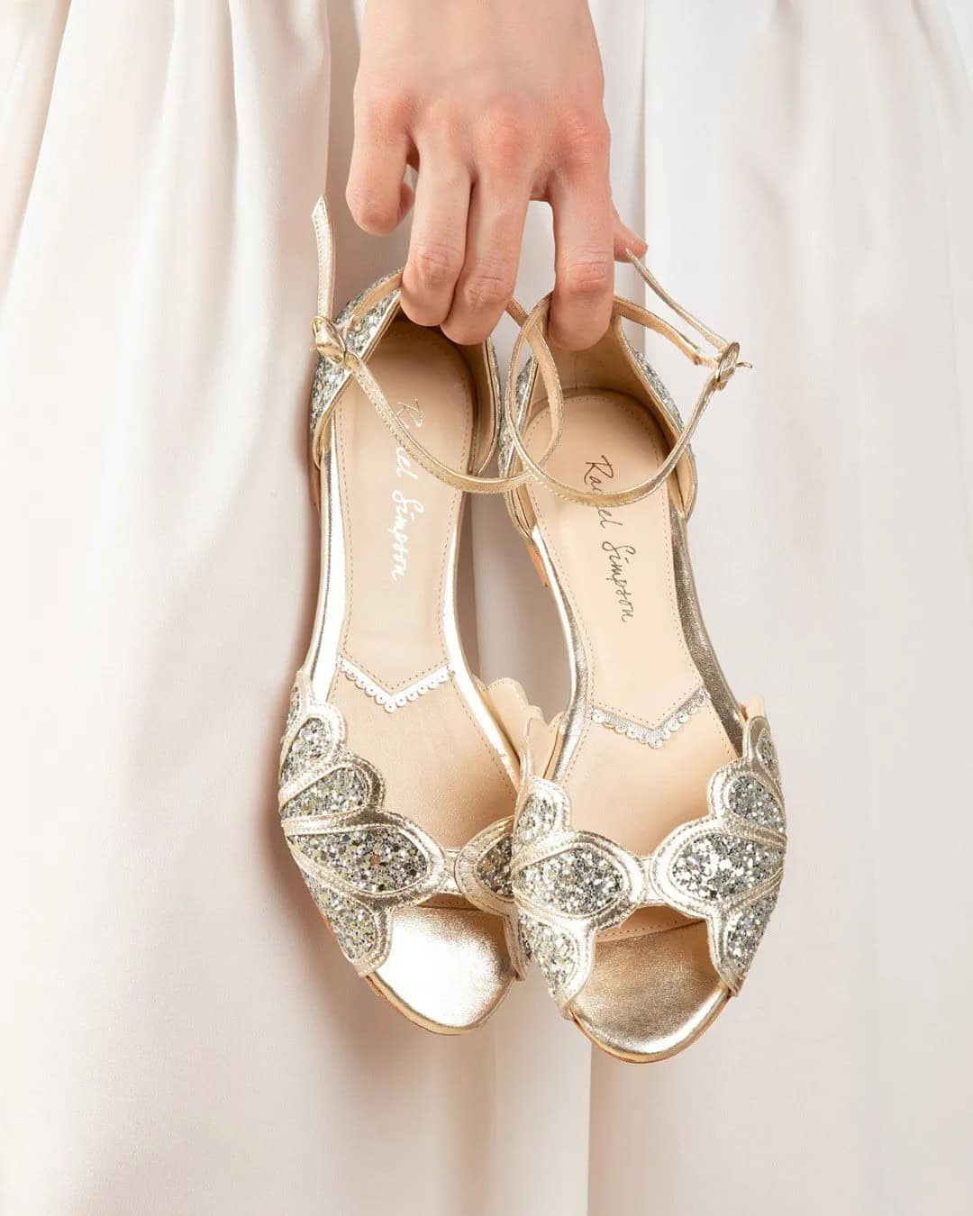 Gold Flats For Wedding