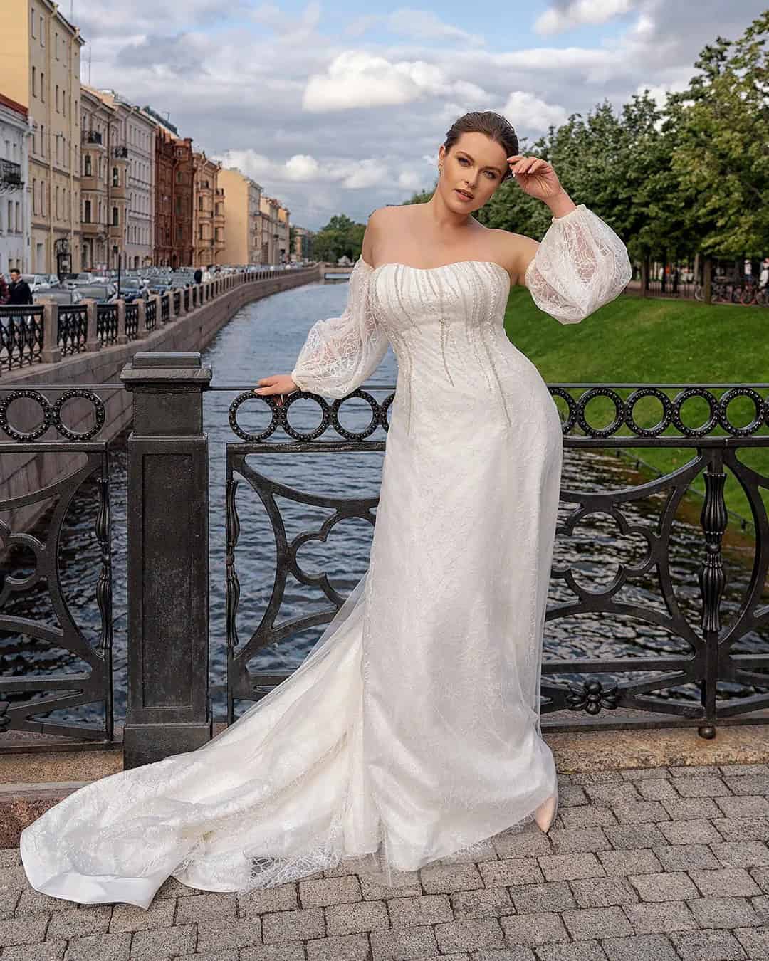 Puff Sleeve Bridal Dresses