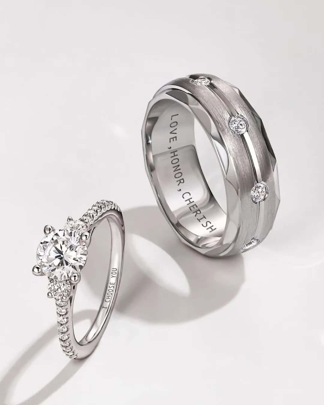 Simple Wedding Rings With Diamonds