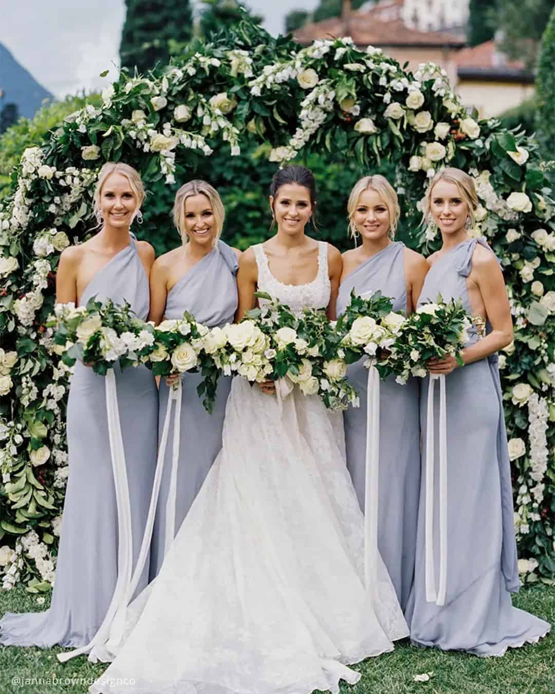 Powder Blue Bridesmaid Dresses