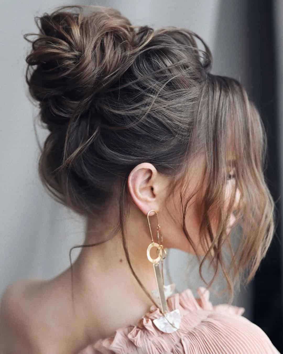 High Bun Wedding Hairstyles