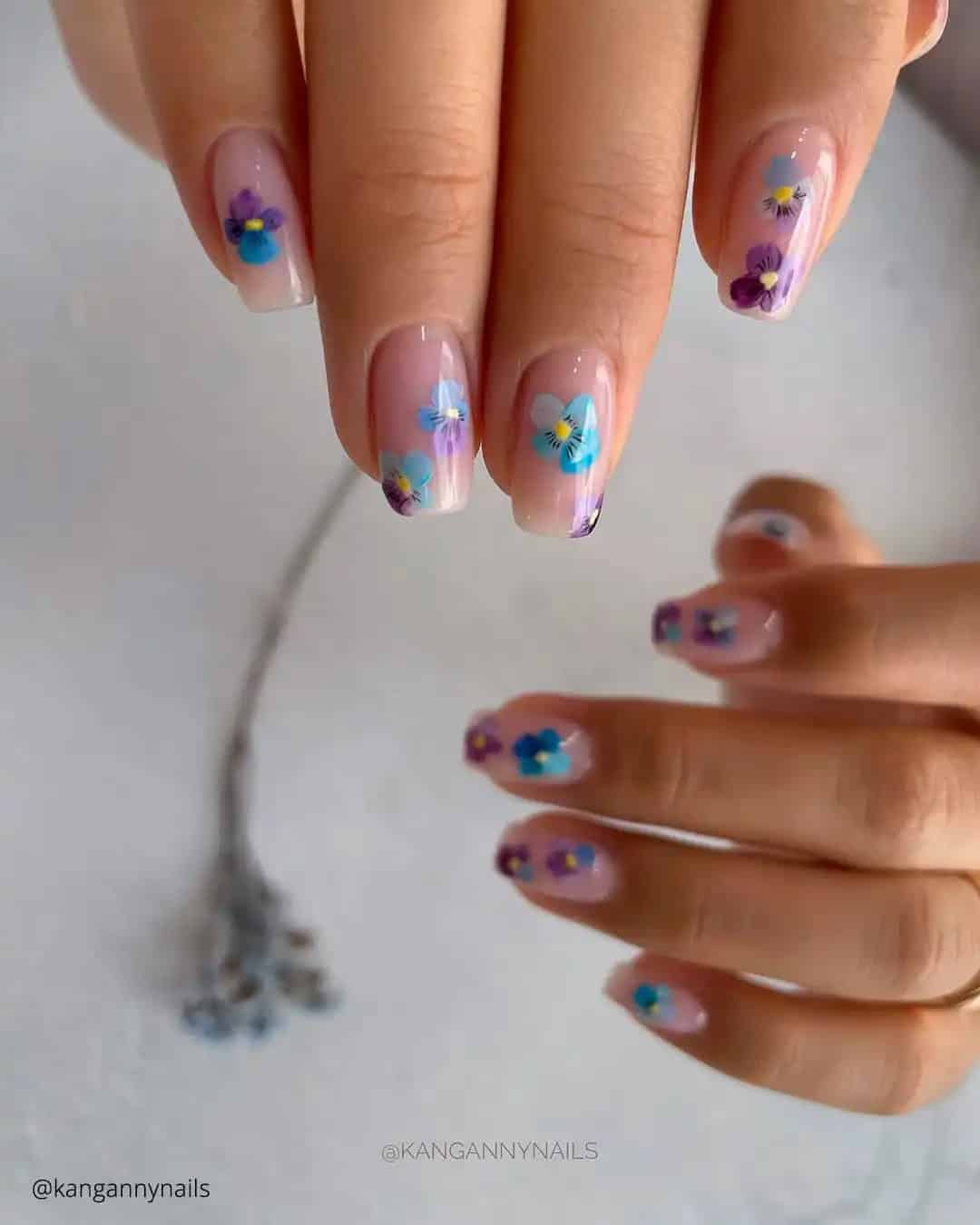 Flowers On Indian Bride Nails